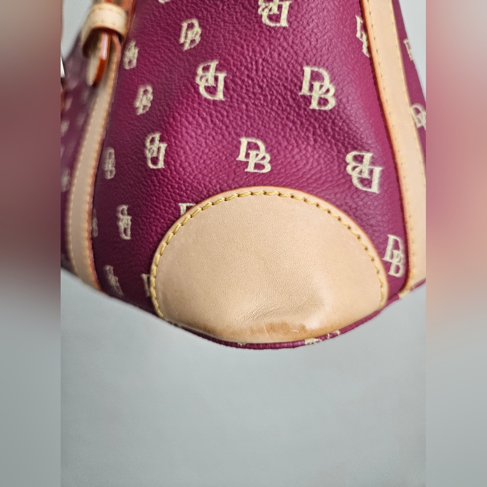 Dooney & Bourke Maroon Shoulder/Hand Bag - Picture 5 of 14